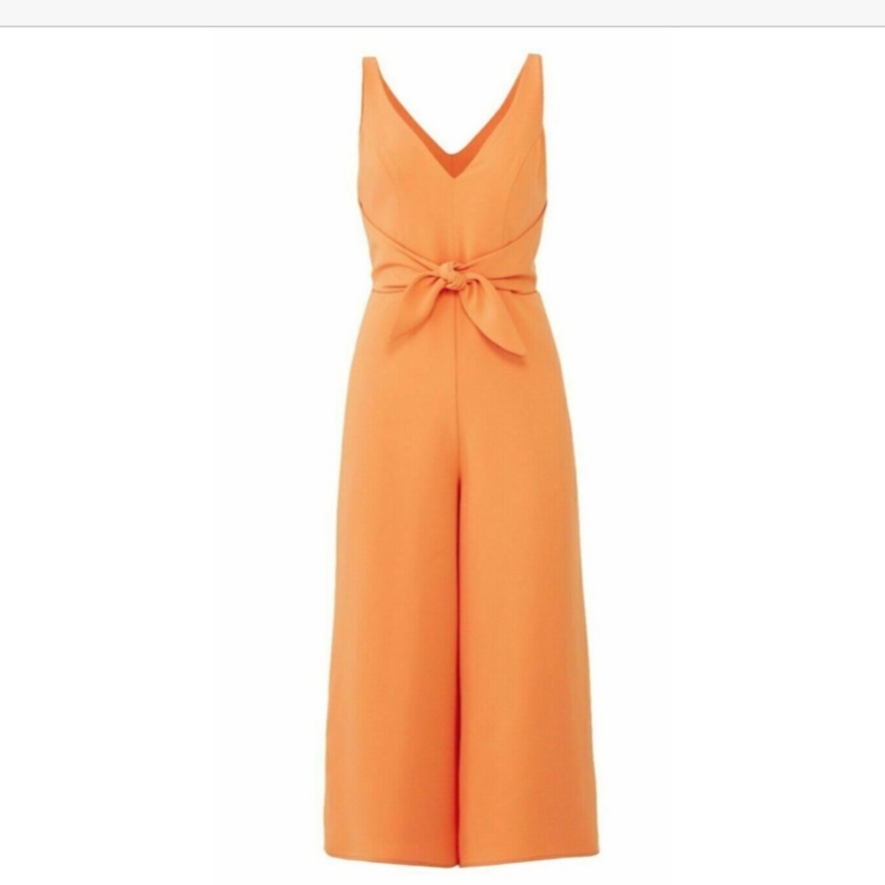 Amanda Uprichard Orange Jumpsuit